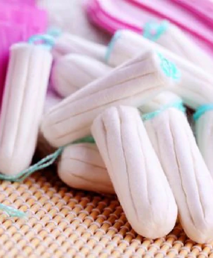 A close up of tampons
